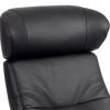 Timeout Armchair Leather Black / Walnut/ Black legs