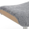 Timeout Ottoman Graphite Sheepskin Oak