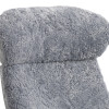 Timeout Armchair Graphite Sheepskin Oak Base