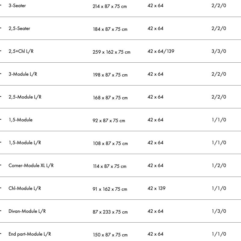 Bondi corner sofa 2,5 CHL